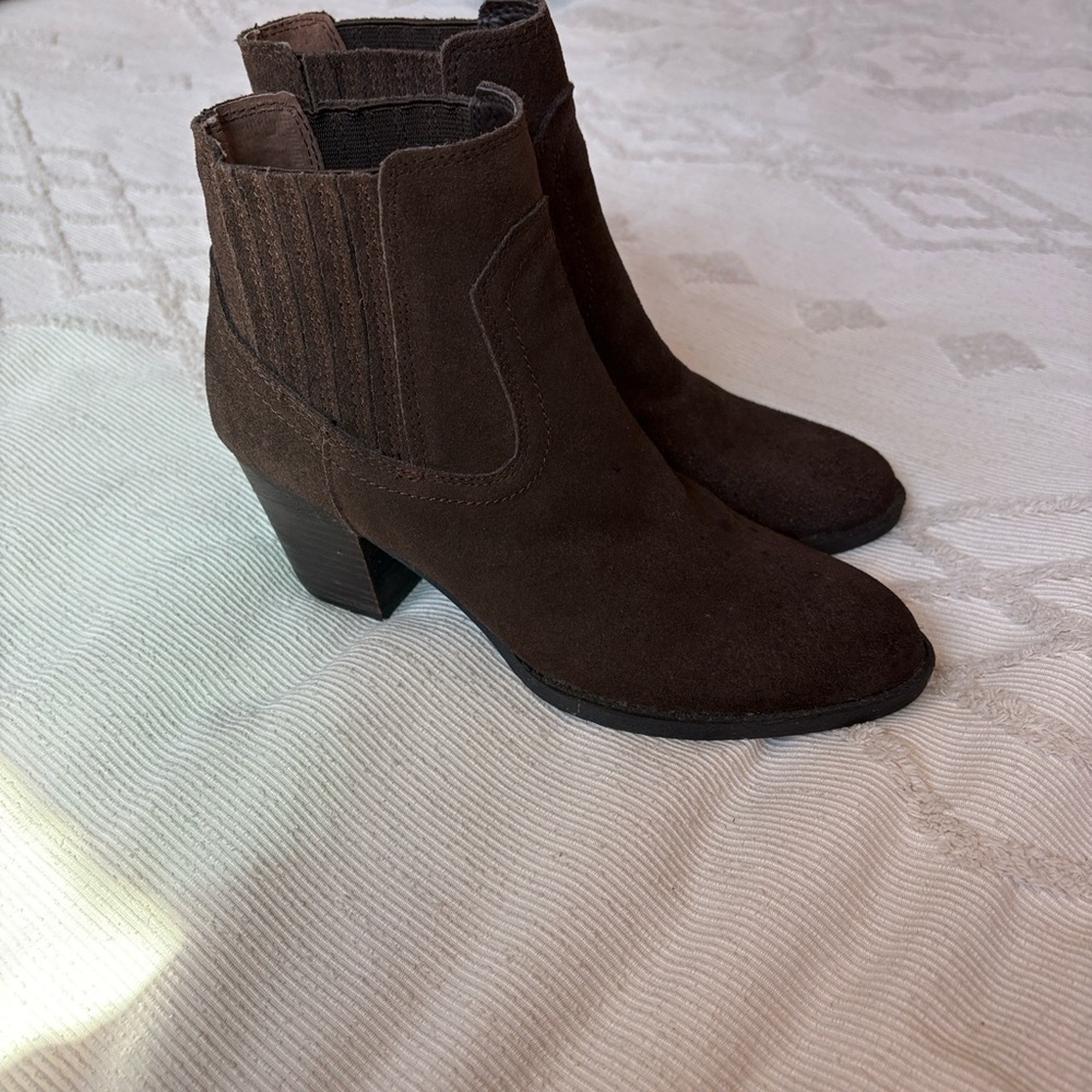 Dolce Vita Dark Brown Ankle Booties